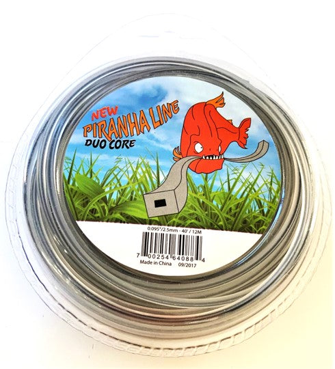 Trimmer Line Square Duo Core .095" 40' Donut