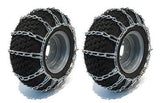 2 Link Tire Chain-Zinc Plated 24 x 12.00-10, 24 x 12.00-12