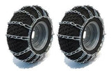 2 Link Tire Chain-Zinc Plated 22 x 11.00-10, 22 x 11.00-8